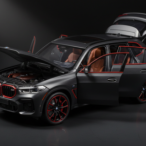 BMW XM Die-Cast - All Doors Open Interior Detail with Wheelify Watermark