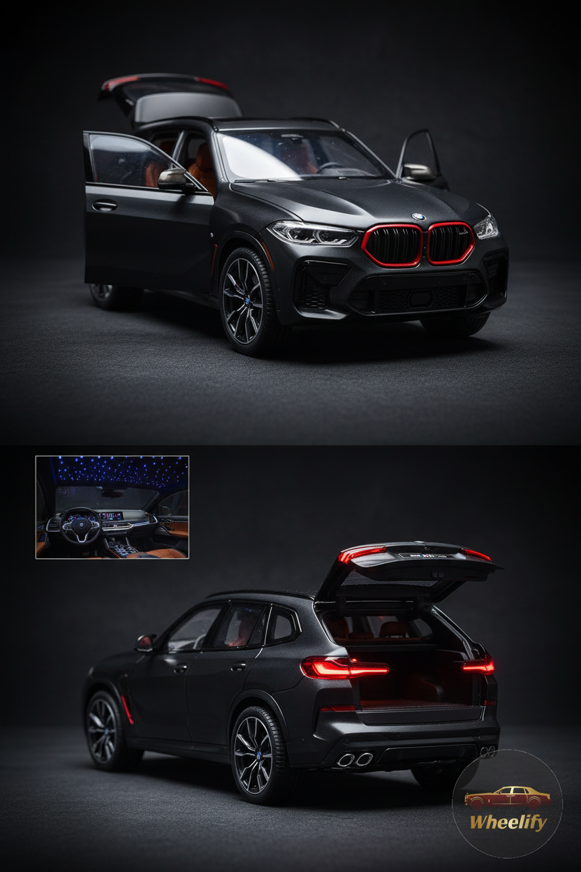 BMW XM Die-Cast - Front and Rear Dual Panel with Starlight Headliner and Wheelify Watermark